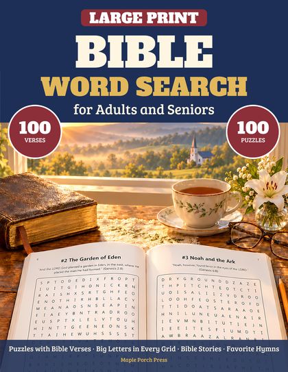 Large Print Bible Word Search for Adults and Seniors